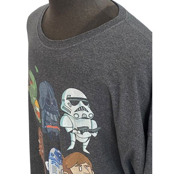 5XL Star Wars Jedi Storm Wars Skywalker Graphic T-Shirt Fruit of the Loom - Picture 3 of 7